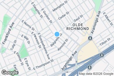 Map image of the property - 2521 E Dauphin St