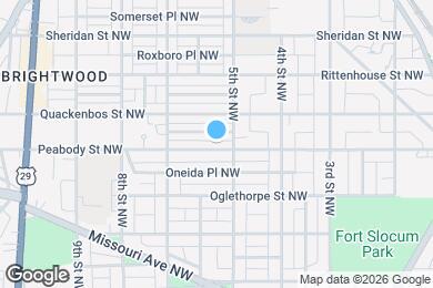 Map image of the property - 509 Peabody St NW