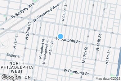 Map image of the property - 1914 W Dauphin St