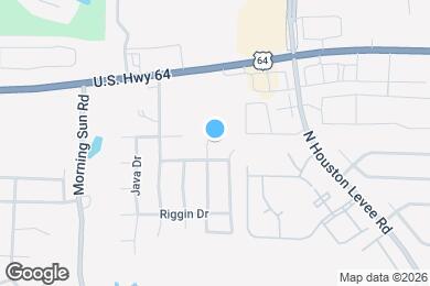 Map image of the property - 2842 Misty Briar Cove