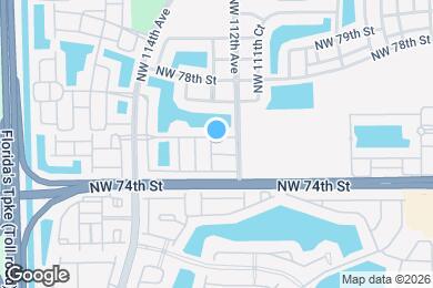 Map image of the property - 7563 NW 112th Pl