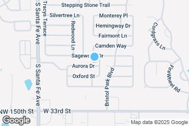 Map image of the property - 1901 Aurora Dr