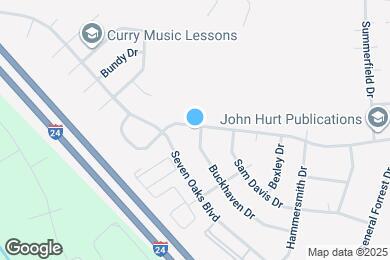 Map image of the property - 801 General Barksdale Dr