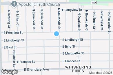 Map image of the property - 1134 E Lindbergh St