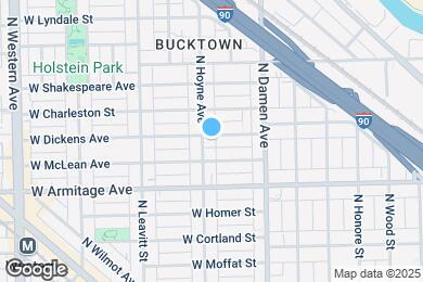 Map image of the property - 2047 N Hoyne Ave