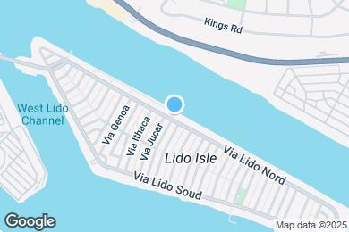 Map image of the property - 500 Via Lido Nord