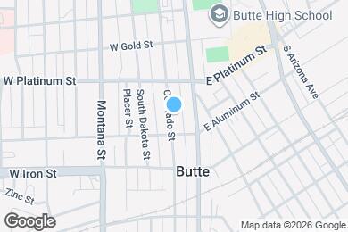 Map image of the property - 654 S Colorado St