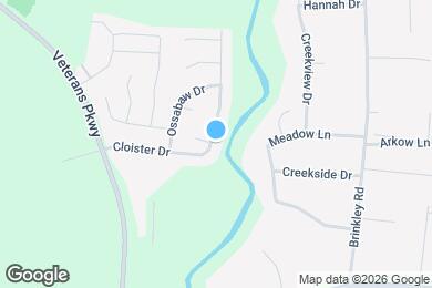 Map image of the property - 5305 Cloister Dr