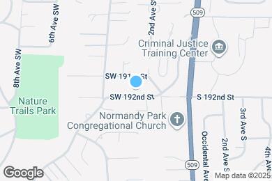 Map image of the property - 216 SW 192nd St