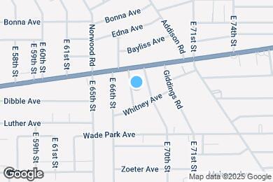 Map image of the property - 1337 E 68th St