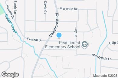 Map image of the property - 3436 Pinehill Dr