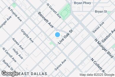 Map image of the property - The Flynn at Live Oak