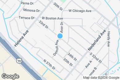 Map image of the property - 415 N 33rd St