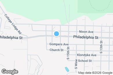 Map image of the property - 1566 Philadelphia St
