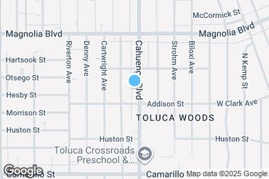 Map image of the property - 5025 Cahuenga Blvd
