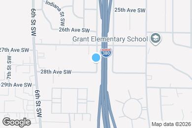 Map image of the property - 2740 L St SW