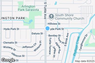 Map image of the property - 2015 S Tuttle Ave