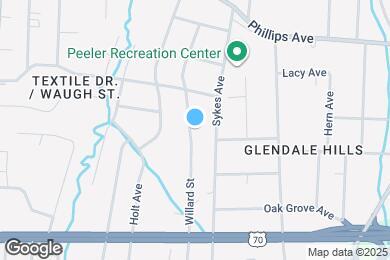 Map image of the property - 1020 Willard St