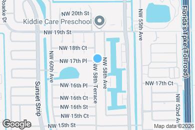 Map image of the property - 1700 NW 58th Ter