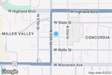 Map image of the property - 3435 W Kilbourn Ave