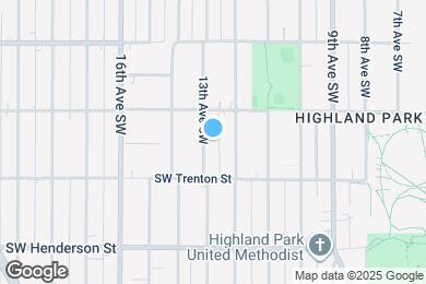Map image of the property - 8626 13th Ave SW