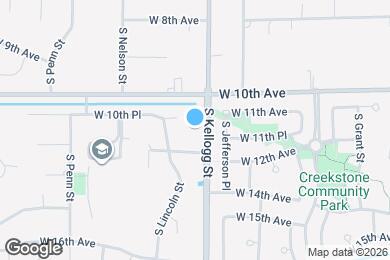 Map image of the property - 1108 S Kellogg St