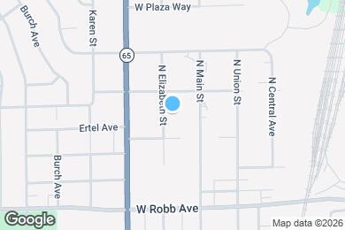 Map image of the property - 1540 N Elizabeth St
