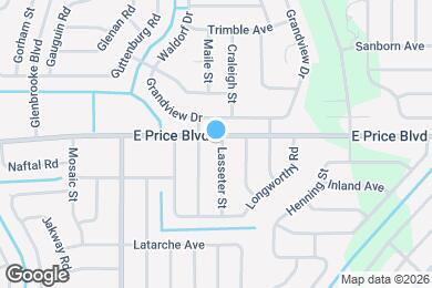 Map image of the property - 1009 Lasseter St