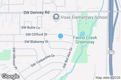 Map image of the property - 11295 SW Blakeney St