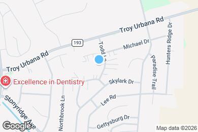 Map image of the property - 1268 Todd Lane