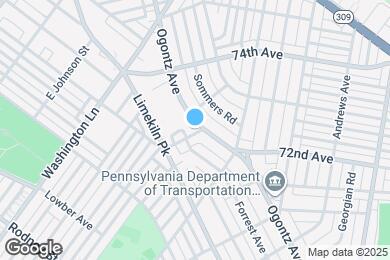 Map image of the property - 7359 Ogontz Ave