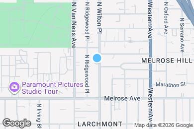 Map image of the property - 817 N Wilton Pl