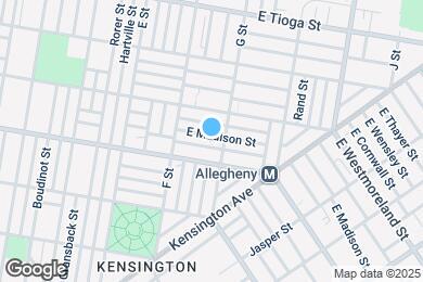 Map image of the property - 750 E Madison St