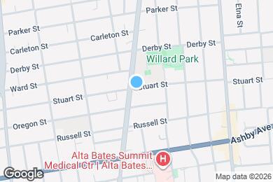 Map image of the property - 2803 Telegraph Ave