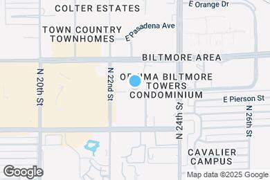 Map image of the property - 2211 E Camelback Rd