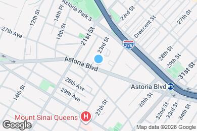 Map image of the property - 23-09 Astoria Blvd