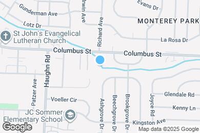 Map image of the property - 2951 Columbus St