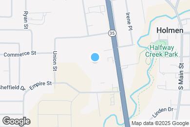 Map image of the property - Hidden Glen Apartments