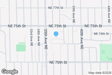 Map image of the property - 3602 NE 73rd Pl