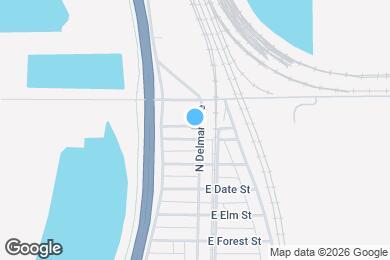 Map image of the property - 707 N Delmar Ave