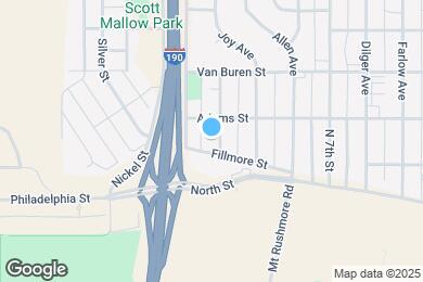 Map image of the property - 705 Taylor Ave