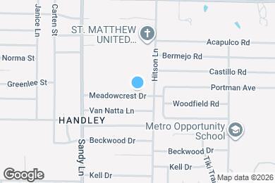 Map image of the property - 7461 Meadowcrest Dr