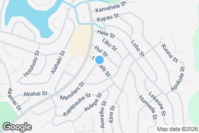 Map image of the property - 1105 Nanialii St