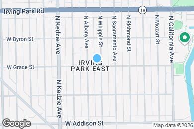 Map image of the property - 3800 N Whipple St