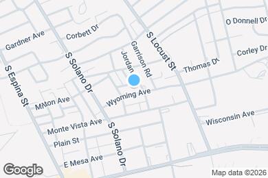 Map image of the property - 1415 Wyoming Ave