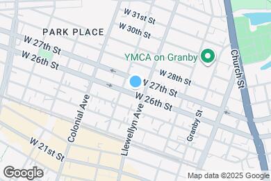 Map image of the property - 310 W 26th St