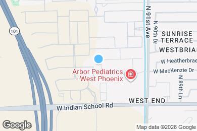 Map image of the property - 4218 N 92nd Ln