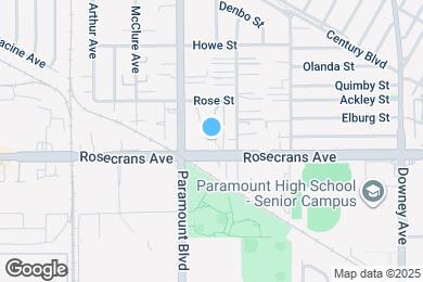 Map image of the property - 8033 Rosecrans Ave