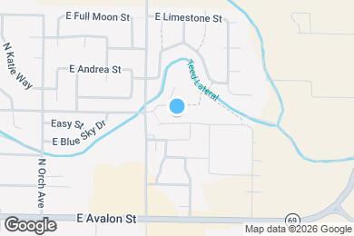 Map image of the property - 922 E Folgado Ct