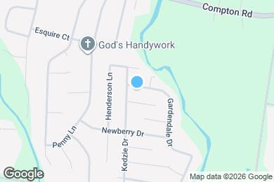 Map image of the property - 1106 Gardendale Dr